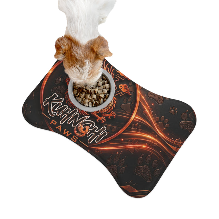 Dragon Paws Pet Feeding Mat — Non-Slip Waterproof Bowl Placemat