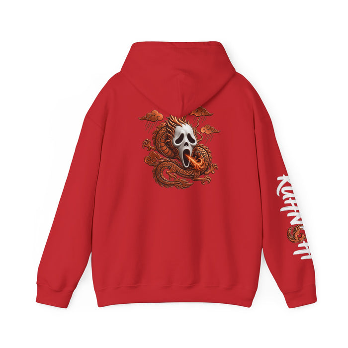 Hoodie — Ghost Mask Koi Dragon Graphic Hooded Sweatshirt
