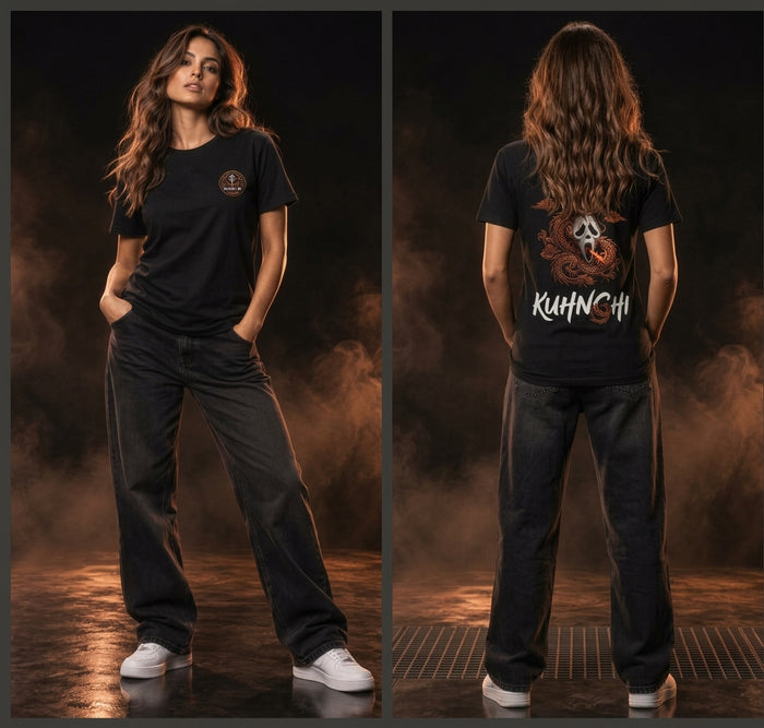 Dragon Skull Graphic Tee — "KuhnChi" Streetwear T-Shirt