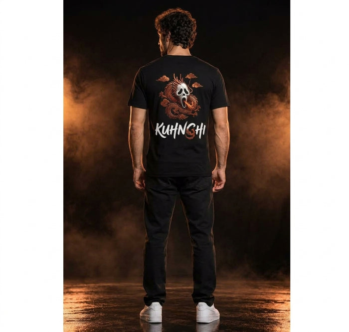 Dragon Skull Graphic Tee — "KuhnChi" Streetwear T-Shirt