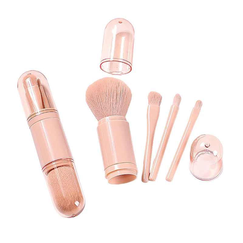 4-in-1 Travel Makeup Brush Set