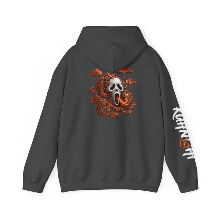 Hoodie — Ghost Mask Koi Dragon Graphic Hooded Sweatshirt
