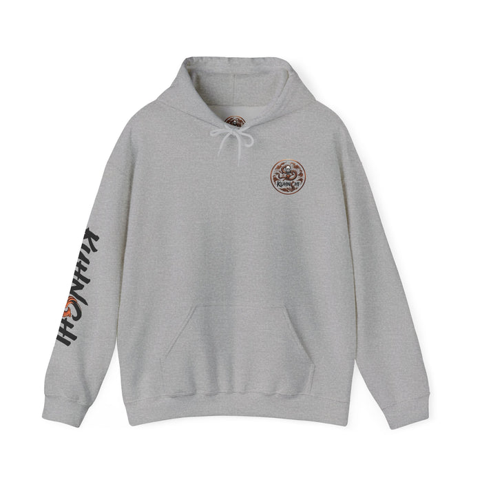 Hoodie — Ghost Mask Koi Dragon Graphic Hooded Sweatshirt