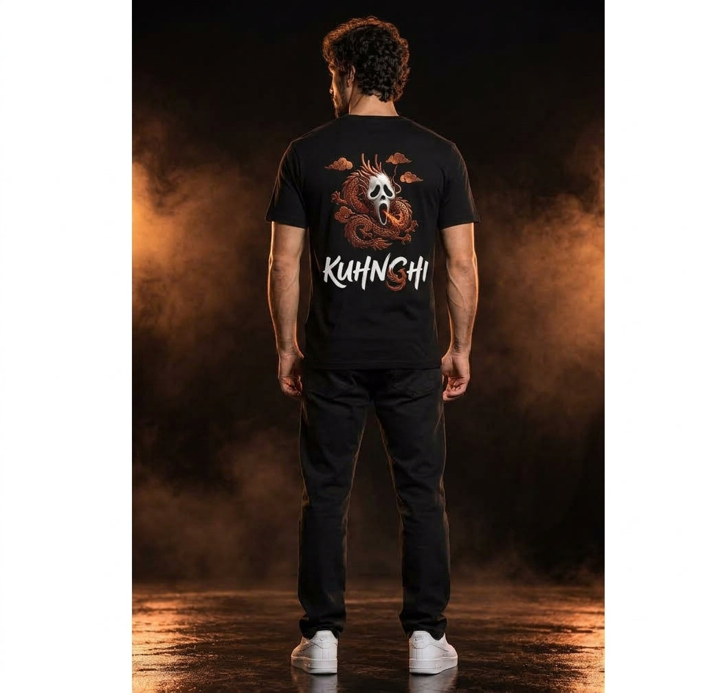 Dragon Skull Graphic Tee — "KuhnChi" Streetwear T-Shirt